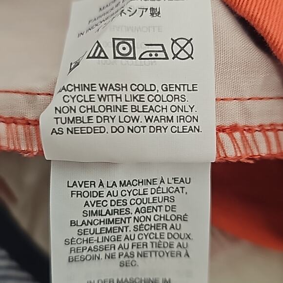 J. Crew Womens Chino Shorts 4 Pockets Beltloops Zip & Hook Closure Size 8 (NWOT) - Picture 8 of 8